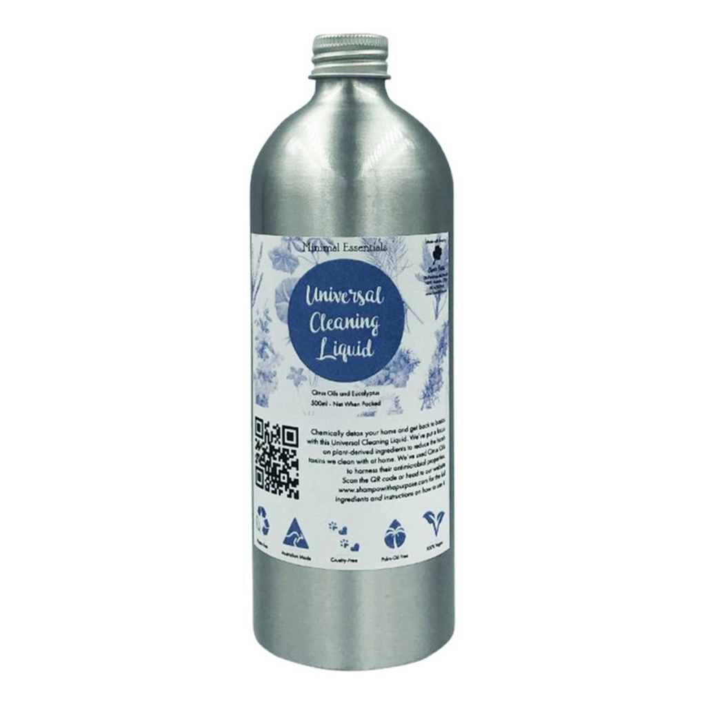 MINIMAL ESSENTIALS | 通用清洁液（柑橘油与尤加利）500ml