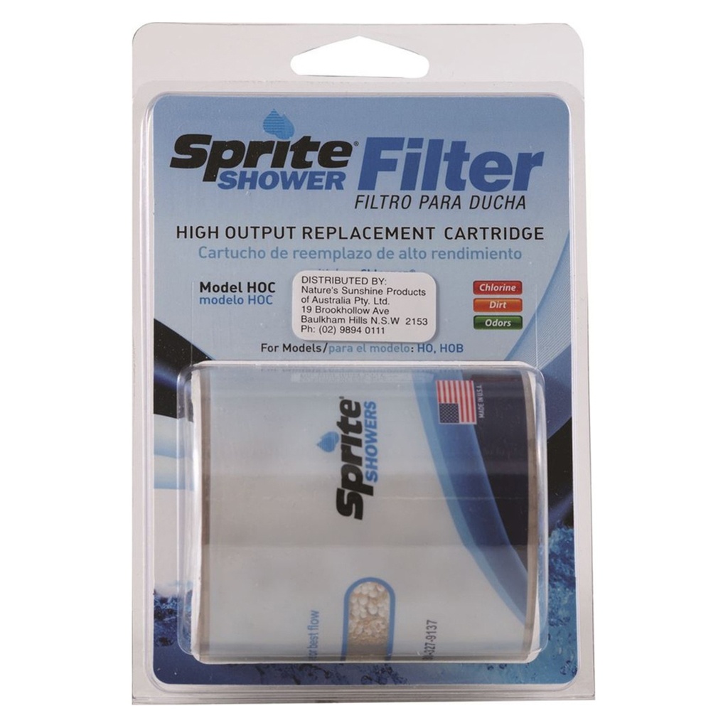 NATURE'S SUNSHINE | Sprite Shower Filter Replacement (High Output) Cartridge