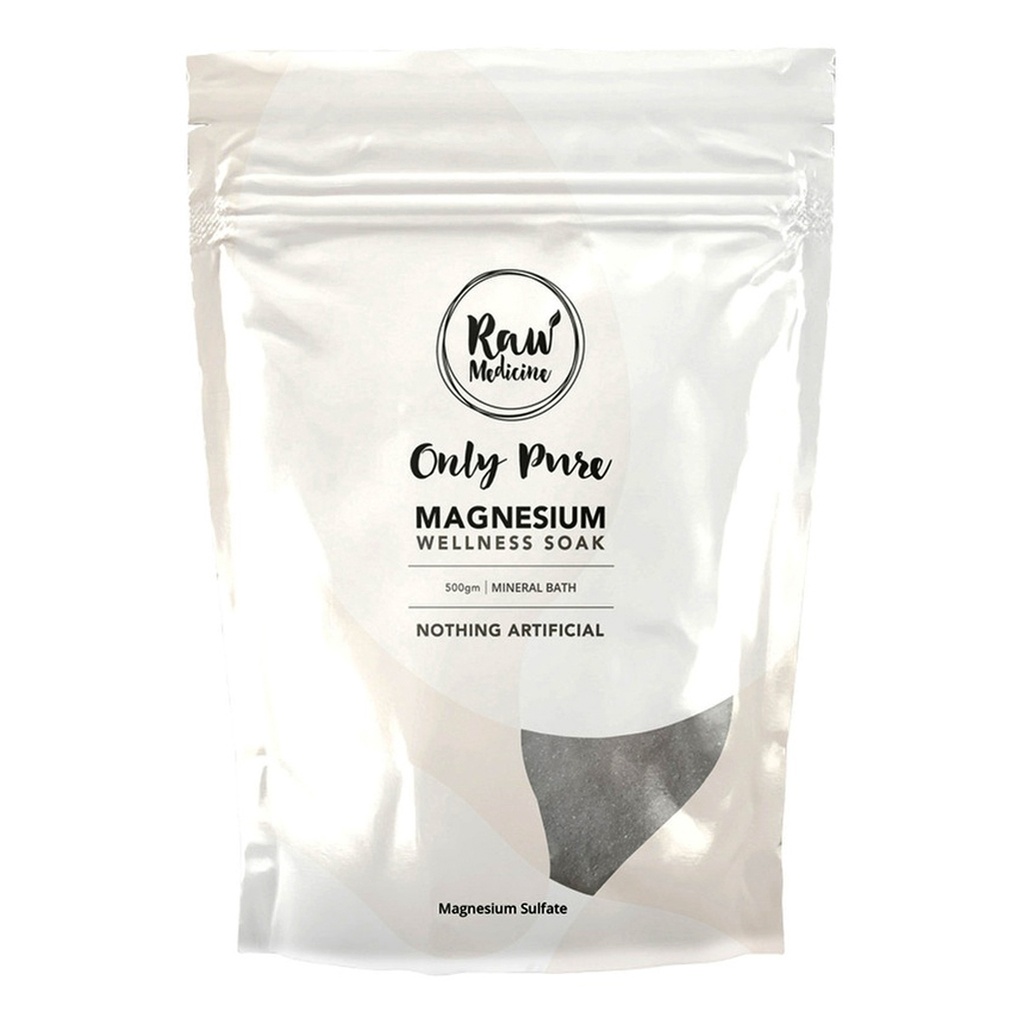 RAW MEDICINE | 鎂元素舒緩浴鹽 純淨配方 500克