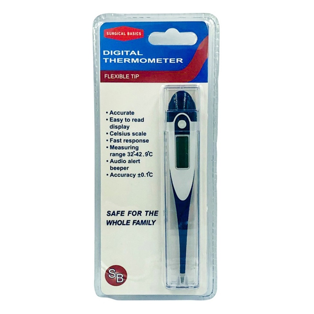 SURGICAL BASICS | Digital Thermometer (32 - 42 degrees) with Flexible Tip