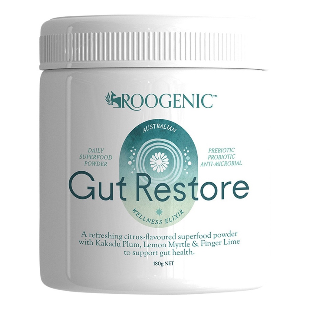 ROOGENIC AUSTRALIAN | Wellness Elixir Daily Superfood Powder Gut Restore 180g