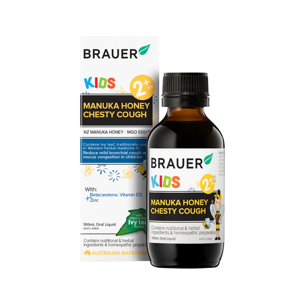 BRAUER | Kids Manuka Honey Chesty Cough Oral Liquid 100ml