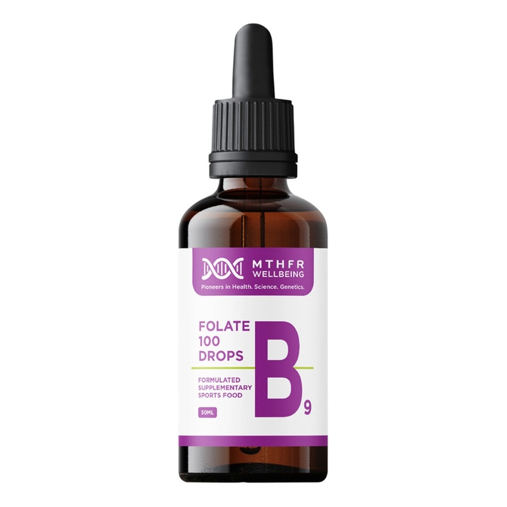 MTHFR WELLBEING | Folate B9 100 Drops 30ml