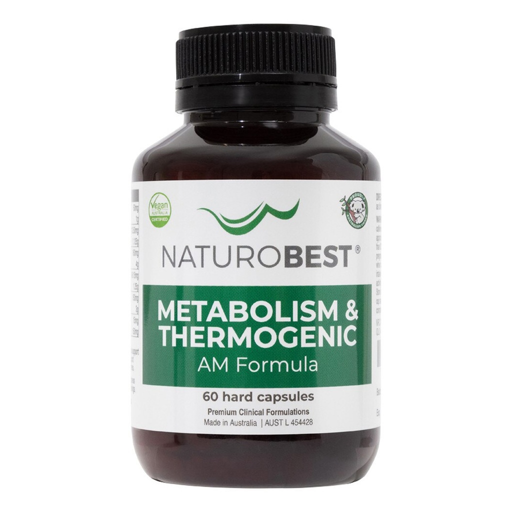 NATUROBEST | Metabolism & Thermogenic AM Formula 60c