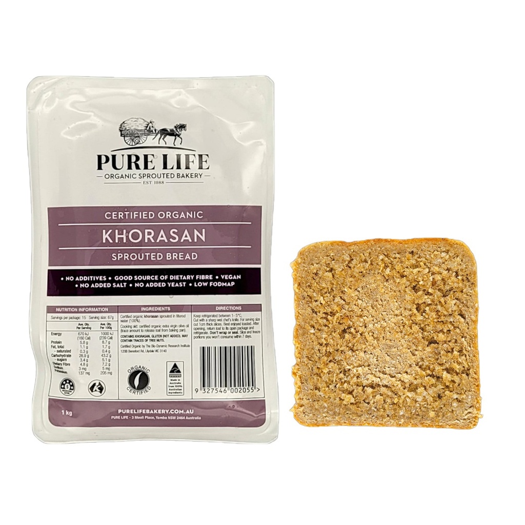 PURE LIFE | 发芽卡姆麦面包 1kg