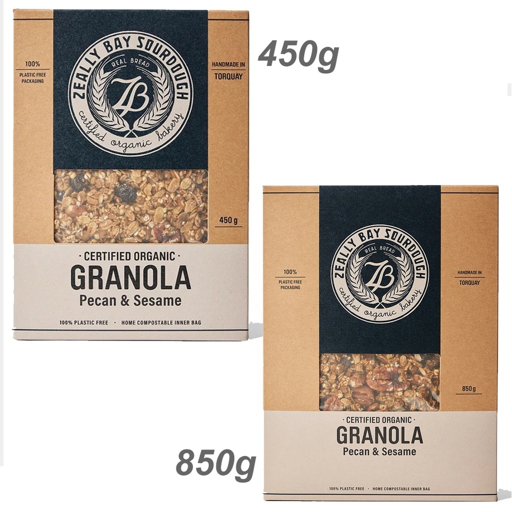 ZEALLY BAY SOURDOUGH | Granola - Pecan Sesame & Coconut Sugar