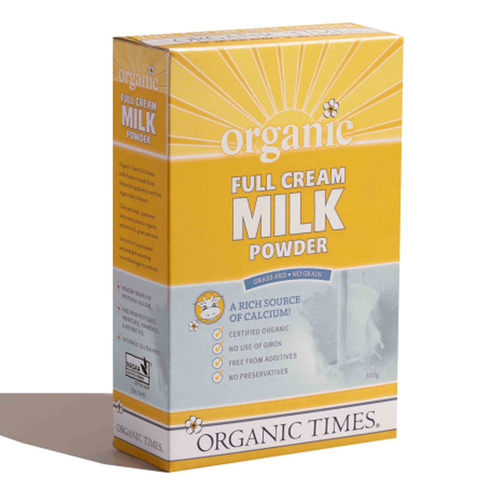 ORGANIC TIMES | 全脂奶粉，300克