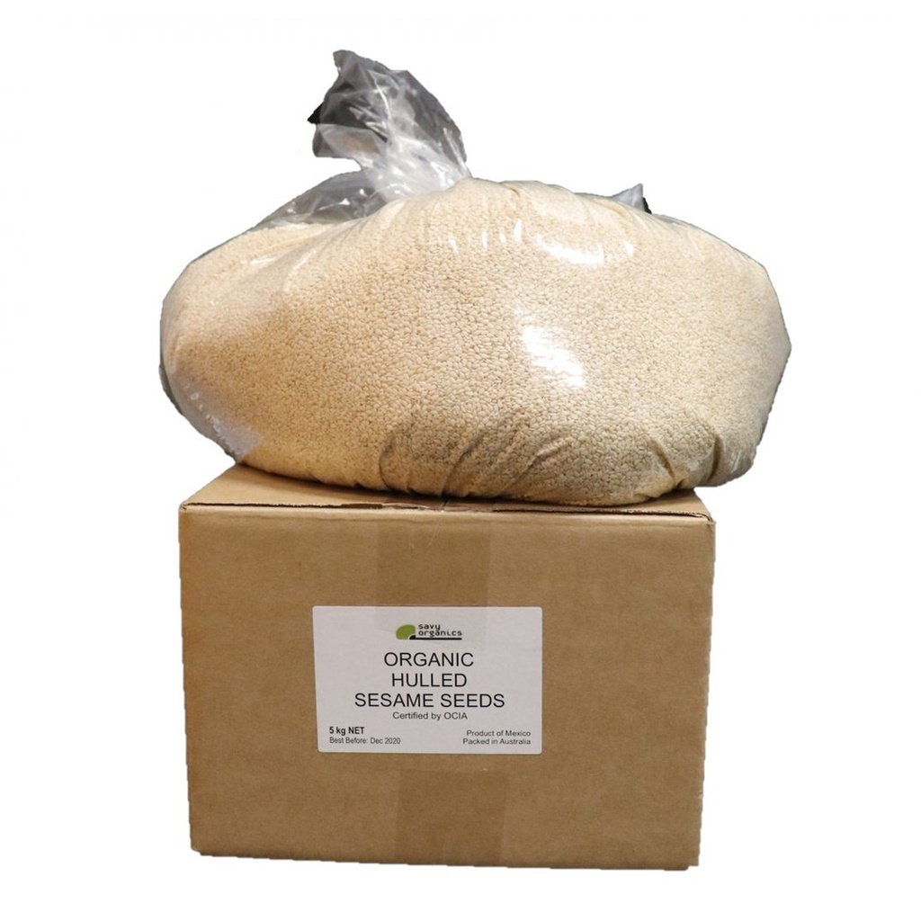 SAVY ORGANICS | Sesame Seed – Hulled 5kg