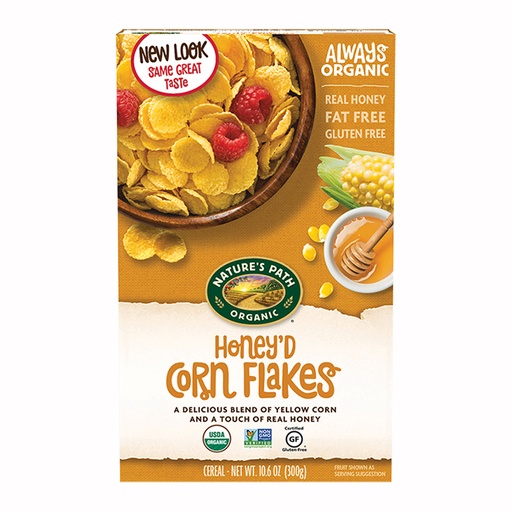NATURE'S PATH ORGANIC | Organic Honey'd Corn Flakes 300g