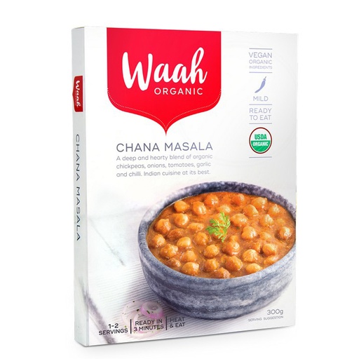 WAAH ORGANICS | 有机印度鹰嘴豆咖哩 300克