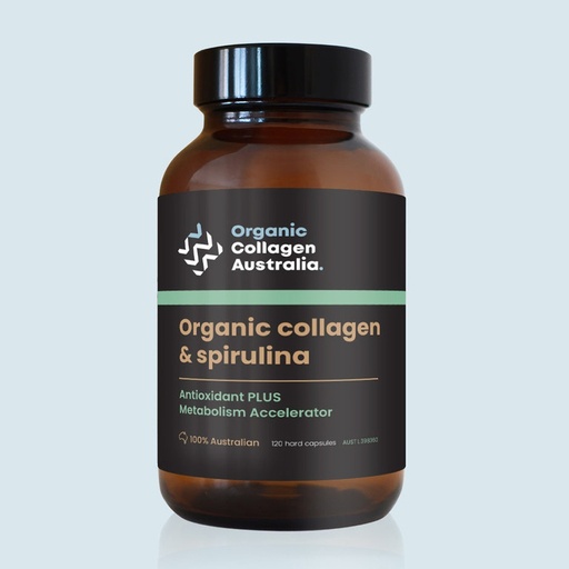 ORGANIC COLLAGEN AUSTRALIA | 有機膠原蛋白與螺旋藻，120顆膠囊