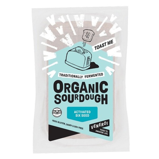 VENERDI | Organic Sourdough Activated Six Seed 600g