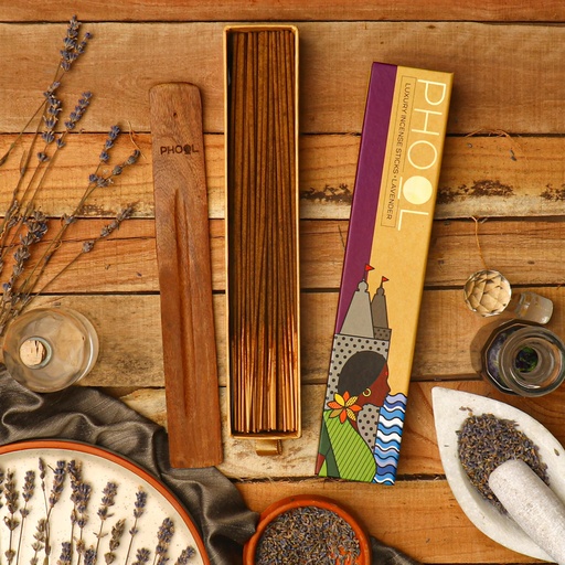 PHOOL | Natural Incense Sticks – Lavender, 40 units
