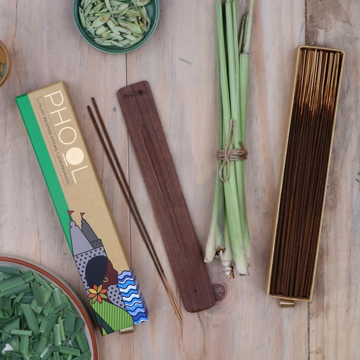 PHOOL | Natural Incense Sticks - Lemongrass, 40 units