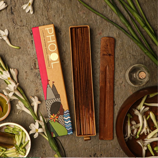 PHOOL | Natural Incense Sticks - Tuberose, 40 units
