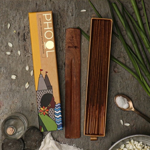 PHOOL | Natural Incense Sticks - Nargis, 40 units