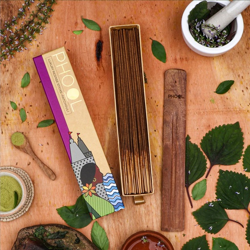 PHOOL | Natural Incense Sticks - Patchouli, 40 units