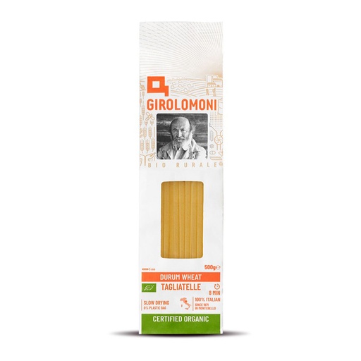 GIROLOMONI | Organic Durum Wheat Semolina Tagliatelle 500g