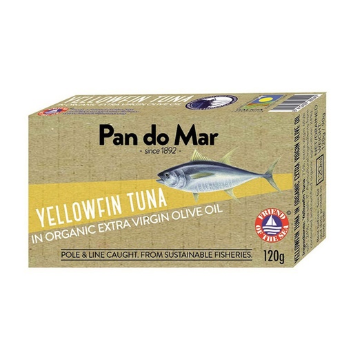 PAN DO MAR | 有機橄欖油浸漬輕鮪魚 120g