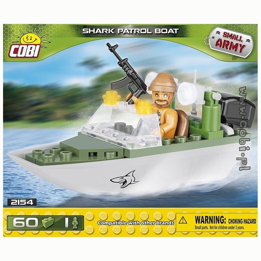 COBI | COBI-2154 Shark Patrol Boat 60pcs
