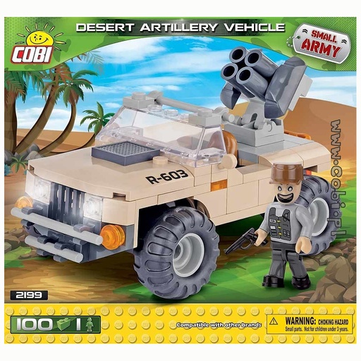 COBI | COBI-2199 Desert Artillery Vehicle 100pcs