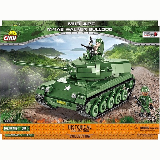 COBI | COBI-2239 | HC 越南戰爭 /2239/ M41A3 步兵布爾犬坦克