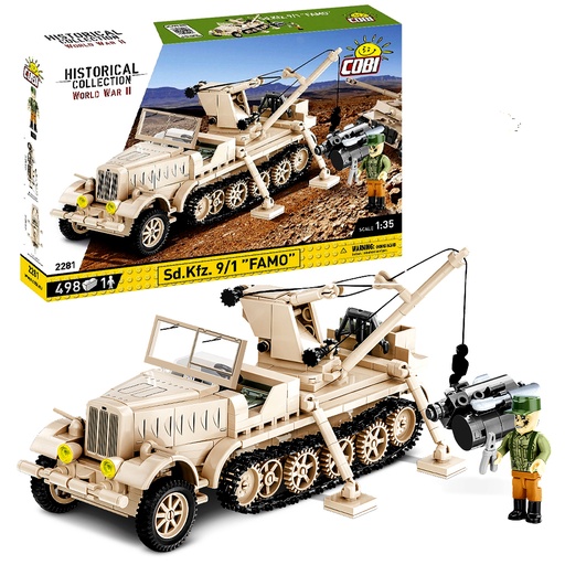COBI | COBI-2281 HC WWII /2281/ SD.KFZ.9/1 "FAMO" 498pcs