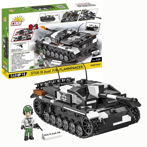 COBI | COBI-2286 StuG III Ausf.F/8 & Flammpanzer 548pcs