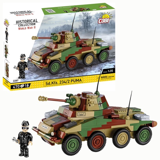COBI | COBI-2287 Sd.Kfz. 234/2 Puma 470pcs