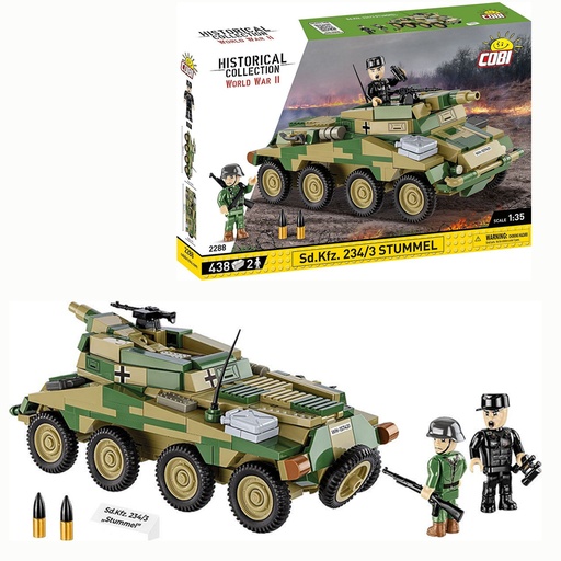 COBI | COBI-2288 | Sd.Kfz. 234/3 斯圖梅爾 438片