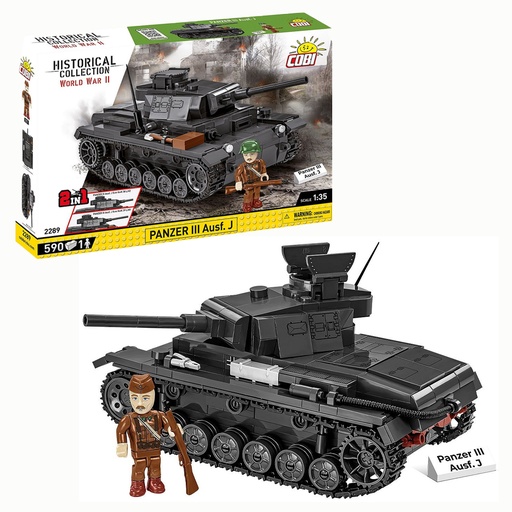 COBI | COBI-2289 Panzer III Ausf.J 590pcs