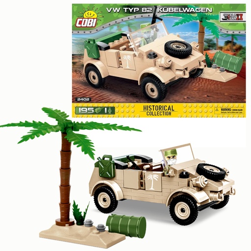 COBI | COBI-2402 HC WWII /2402/ VW TYPE 82 KUBELWAGEN 195pcs