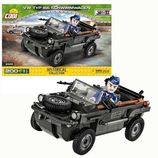 COBI | COBI-2403 HC WWII /2403/ VW TYP 166 SCHWIMMWAGEN 200pcs