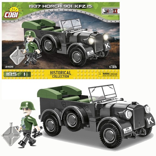 COBI | COBI-2405 | HC 二戰 /2405/ 1937年霍赫 901 (KFZ.15) 185片