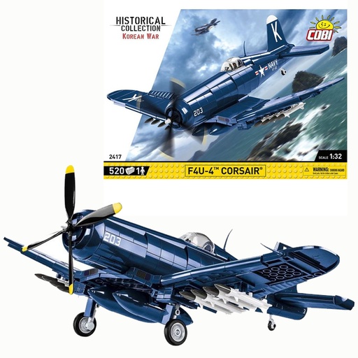 COBI | COBI-2417 HC KOREAN WAR /2417/ VOUGHT F4U-4 CORSAIR 520pcs