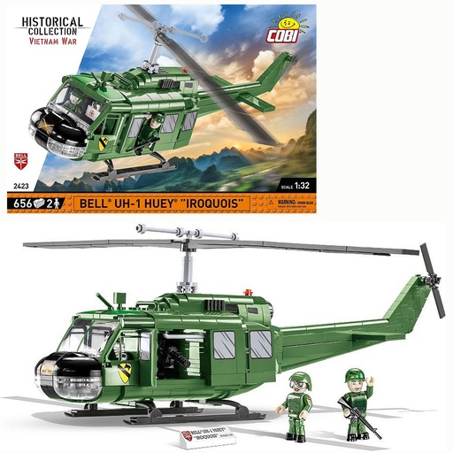 COBI | COBI-2423 HC VIETNAM WAR /2423/ BELL UH-1 HUEY IROQUOIS 656pcs