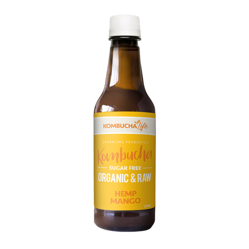 KOMBUCHA LIFE | Organic & Raw Hemp & Mango 350ml