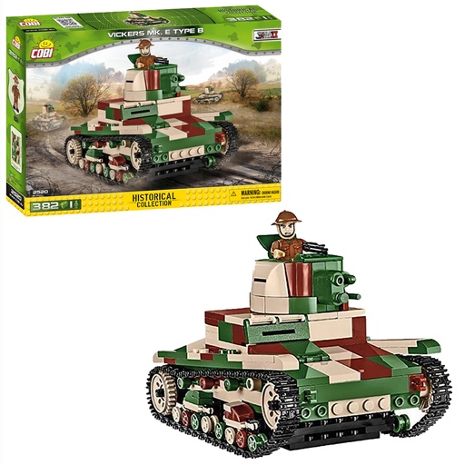 COBI | COBI-2520 | Vickers Mk.E B型 382片