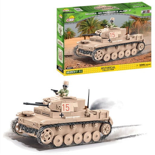 COBI | COBI-2527 SD.KFZ 121 Panzer II Ausf F 420pcs