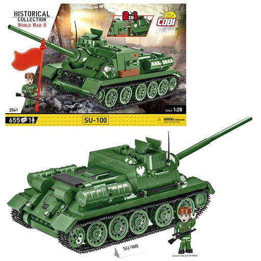 COBI | COBI-2541 HC WWII /254 1/ SU 100 655pcs