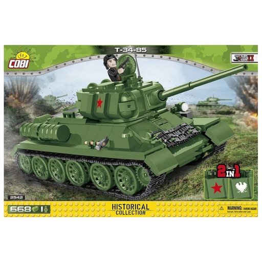 COBI | COBI-2542 HC WWII /2542/ T 34-85 668 PCS