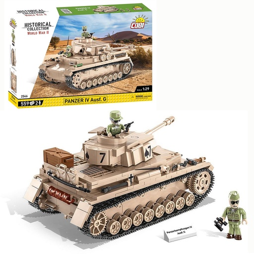 COBI | COBI-2546 HC WWII /2546/ PANZER IV AUSF.G 559pcs