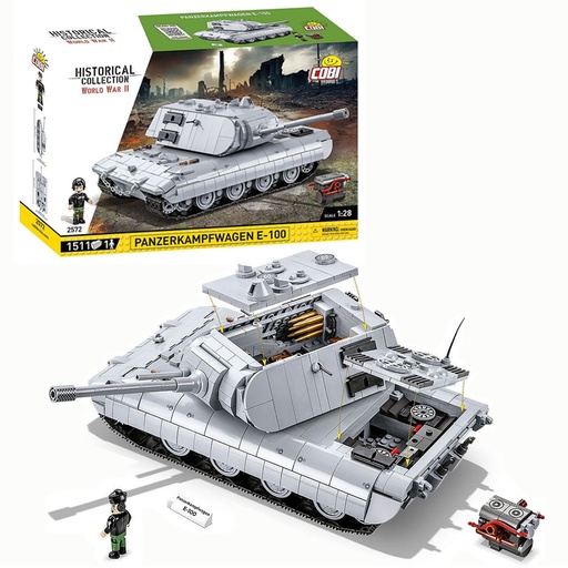 COBI | COBI-2572 HC WWII /2572/ PANZERKAMPFWAGEN E-100 1511pcs