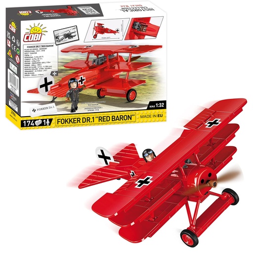 COBI | COBI-2986 Fokker DR.1 Red Baron 174pcs