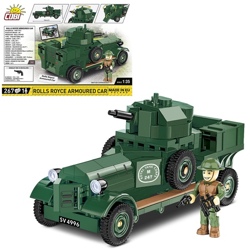 COBI | COBI-2988 HC GREAT WAR /2988/ ROLLS ROYCE ARMORED CAR 267pcs