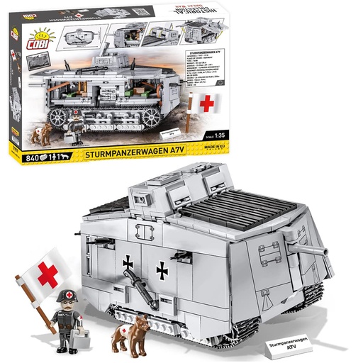 COBI | COBI-2989 Sturmpanzerwagen A7V 840pcs