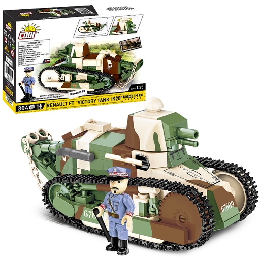 COBI | COBI-2992 HC GREAT WAR /2992/ RENAULT FT VICTORY TANK 304pcs