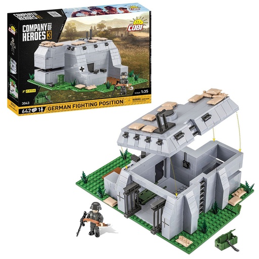 COBI | COBI-3043 COH 3 /3043/ GERMAN FIGHTING POSITION 642pcs