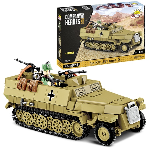 COBI | COBI-3049 | COH 3 /3049/ SD.KFZ 251 AUSF.D 半履帶裝甲車 463片