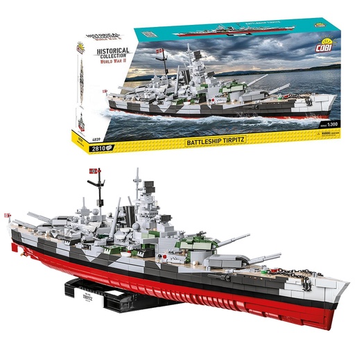 COBI | COBI-4839 HC WWII /4839/ BATTLESHIP TIRPITZ 2880pcs